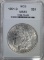 1891-S MORGAN DOLLAR NCG GRADED SUPERB GEM BU