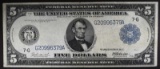 1914 $5 FEDERAL RESERVE NOTE CHICAGO