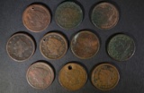 10 - LARGE CENT LOWER GRADE