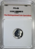 1961 ROOSEVELT DIME TDCS SUPERB GEM