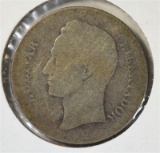 1903 SILVER 1 BOLIVAR VENEZUELA