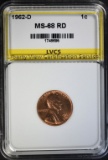 1962-D LINCOLN CENT LVCS SUPERB GEM