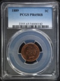 1889 INDIAN CENT, PCGS PR-65 RB NICE!