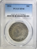 1814 BUST HALF DOLLAR, PCGS XF-40