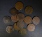 13-LOW GRADE 2-CENT PIECES: VARIOUS DATES