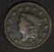 1827 LARGE CENT  FINE  KEY DATE