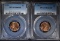 1939 & 49-S LINCOLN CENTS PCGS MS-66 RD