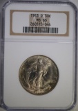 1943 D WALKING LIBERTY HALF DOLLAR NGC MS 66