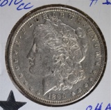 1890-CC MORGAN DOLLAR CH.AU