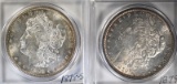 1878-S & 1879 MORGAN DOLLARS  BU