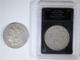 1879 CIRC IN BOX & 1878 8F XF MORGAN DOLLARS