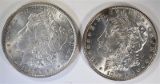 1888 CH BU & 1882 CH BU+ MORGAN DOLLARS