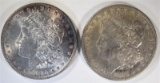 1885-S XF & 1886 CH BU MORGAN DOLLARS