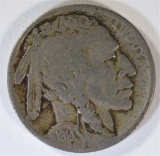 1914-D BUFFALO NICKEL, FINE  KEY COIN