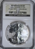 2006-P REV PROOF 20TH ANNIV EAGLE NGC PF 69