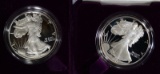 2 - 1986 AMERICAN SILVER EAGLES PROOF