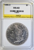 1886-O MORGAN DOLLAR LVCS CHOICE BU