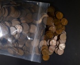 1000 Mixed Date S-Mint Circulated Wheat Cents.