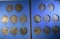 9-DIFFERENT PEACE DOLLARS IN ALBUM NICE COINS