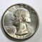 1936-S WASHINGTON QUARTER  GEM BU