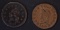 2-PATRIOTIC CIVIL WAR TOKENS