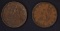 2-PATRIOTIC CIVIL WAR TOKENS