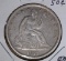 1871-S SEATED HALF DOLLAR, XF