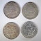 4-XF MORGAN DOLLARS: 1882-S, 84, 91 & 1901-O