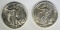 2-1944-S WALKING LIBERTY HALF DOLLARS CH BU