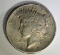 1921 PEACE DOLLAR, VF KEY DATE