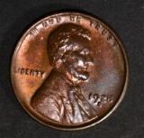 1928-S LINCOLN CENT, CH BU