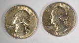 2-1941-D WASHINGTON QUARTERS, CH BU