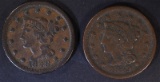 1848 & 49 LARGE CENTS, VF