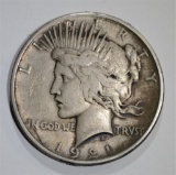 1921 PEACE DOLLAR VF+