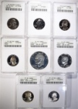 ANACS PROOF CAMEO LOT; 1976-S SILVER