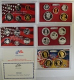 2005 & 2010 U.S. SILVER PROOF SETS