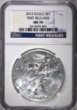 2012 AMERICAN SILVER EAGLE DOLLAR NGC MS 70