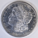 1897-S MORGAN SILVER DOLLAR, CH BU+