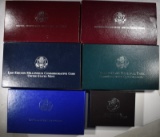 6-SILVER COMMEMORATIVE SETS