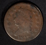 1812 CLASSIC HEAD LARGE CENT G/VG