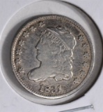 1831 BUST HALF DIME, F/VF