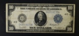 1914 $10.00 FRN CHICAGO, NICE CIRC