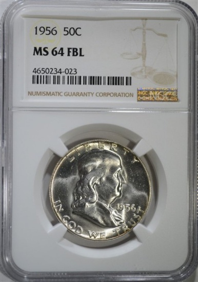 1956 FRANKLIN HALF DOLLAR NGC