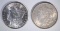1890 & 1886 CH BU MORGAN SILVER DOLLAR