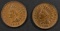 1903 & 1905 INDIAN CENTS, CH BU