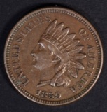 1859 INDIAN CENT, XF+  NICE