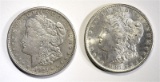 1881-S & 1921-D CH BU MORGAN DOLLARS