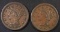 1846 & 1847 LARGE CENTS, VF