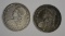 1830 & 32 BUST HALF DOLLARS, VF