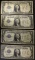 4-1928 SILVER CERTIFICATES  “FUNNY BACK NOTES” NIC